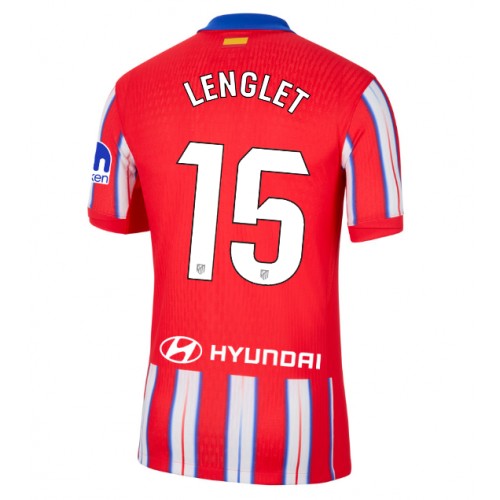 Pánský Fotbalový dres Atletico Madrid Clement Lenglet #15 2024-25 Domácí Krátký Rukáv